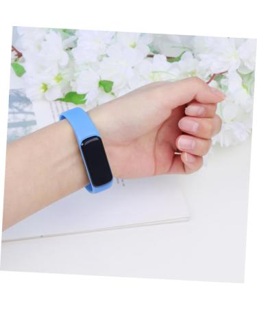 Toddmomy Children's Tracker Band - Boys Safety Watch Silicone Fitness Bracelet 3-Color Tracking Device Intelligent Arm Band (23*2cm Blue) - Buy Online on GoSupps.com