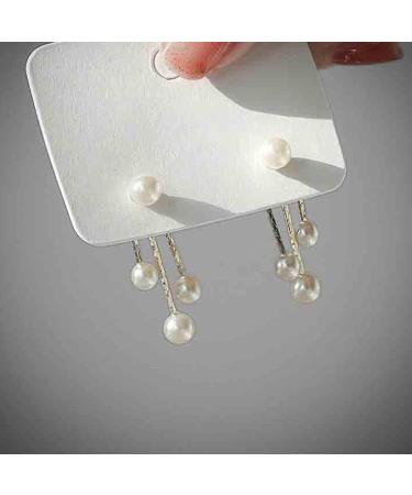 Boho Pearl Drop Dangle Earrings - Vintage Gold Pearl Ear Jackets & Tassel Earrings for Women | Stylish Jewelry Gifts - Buy Online on GoSupps.com