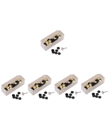 minkissy 5 Sets Nail Polishing Sheets Sandpaper Pad Foot File Pads Fine Grit Remover Pedicure Tools for Feet Electric Grind Electric Sand Pad Sand Sheet Frosted Sheet Replaceable