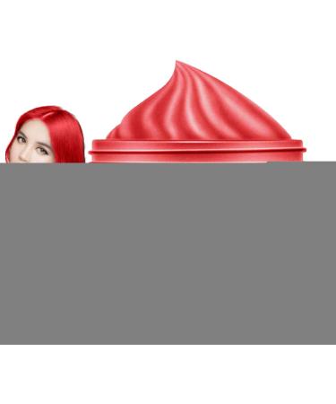zwxqe Hair Color Wax30ml Temporary Color Wax Washable Color Styling Paste for Women Teens Children Party Carnival Halloween Cosplay Red E - Buy Online on GoSupps.com