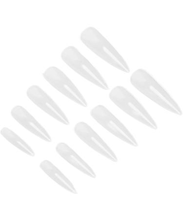 Nai Tips 360 Pieces Acrylic Nail Tips Full Cover Multiple Sizes Versatile Use for DIY Nail Art Manicure Shop (05#) - Buy Online on GoSupps.com