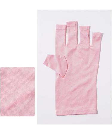 FIOERDTUIE Nail Art Glove Manicure Supplies Hand Protector Protective Gear Multifunctional Compact Size Simple Operation Nail Art Glove Pink - Buy Online on GoSupps.com