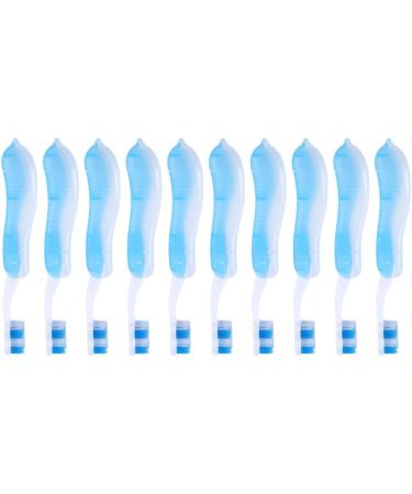 Healeeved 50-Piece Adult & Children's Travel Toothbrush Set - Soft Bristles Foldable Design & Dental Floss Picks - Perfect Outdoor Gifts for Kids - Buy Online on GoSupps.com