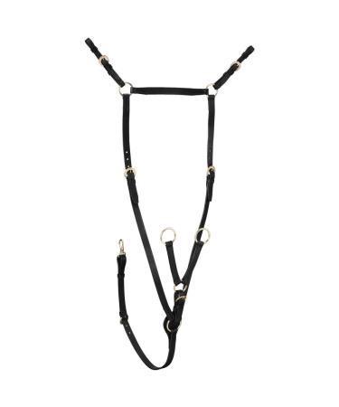 Australian Outrider Breastplate Martingale Black Small