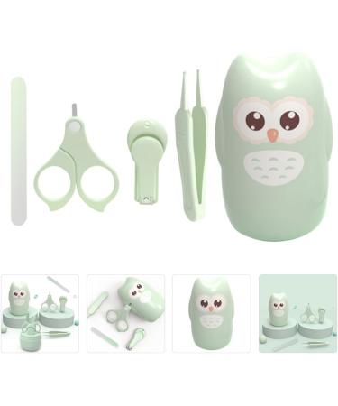 Beatifufu 1 Set Nail Scissors Fingernail Scissor Manicure Kit Nail Care Kit Nail Kit Nail Scissors Kit De Manicura Pedicure Kit Suit Pp 10.8X7X6CM Green - Buy Online on GoSupps.com