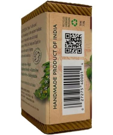 Auromere Sandalwood Turmeric Bar Soap - Natural 2.75 Oz | International Shipping Available - Buy Online on GoSupps.com