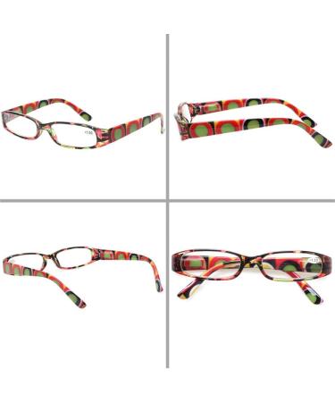 Buy Kerecsen Reading Glasses for Women - 5 Fashion Pairs with Spring Hinge & 2.0x Magnification - Stylish & Comfortable International Shipping - Buy Online on GoSupps.com