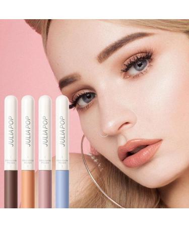 Eyeshadow Primer Set 4 Colors Liquid Matte Eyeshadow for Quick Drying Waterproof Smooth Creamy Colorful Eye Shadow Lightweight - (Color: 2 Style A) 2 / Style a - Buy Online on GoSupps.com