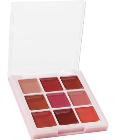  Sghtil Lip Gloss Palette - 9 Professional Color Palette | Long-lasting moisturizing matte waterproof non-sticky for everyday wear parties and youth - Buy Online on GoSupps.com