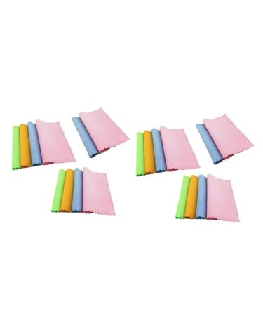 FOMIYES 20 Pcs Cleaning Cloths for Lens Cleaning Cloth Cleaning Cloths for Screen Eyeglasses Cloth
