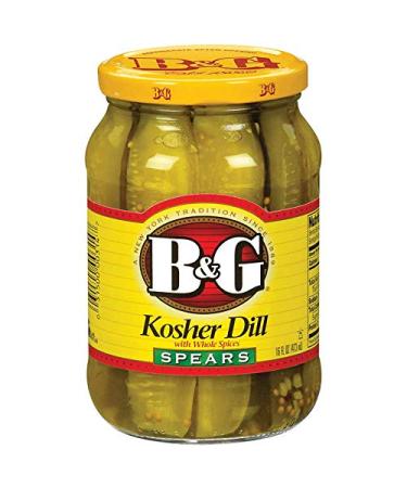 B&G Kosher Dill with Whole Spices Spears 473ml