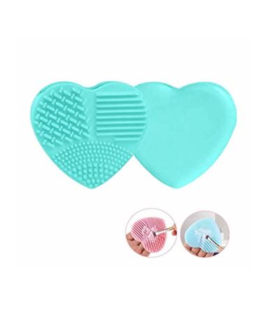 Buy Silicone Heart-shaped Makeup Brush Cleaner - Green Makeup Tool for Perfect Brushes | Fast International Shipping - Buy Online on GoSupps.com