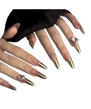 Temperament manicure pure hand-worn French white nude detachable Pearl temperament manicure nail patch.(M)