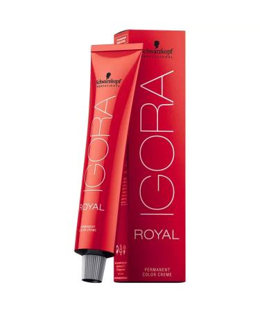 Schwarzkopf Professional Igora Royal Permanent Color Creme  1-0 Black  60 Gram 1-0 Black 2.1 Ounce (Pack of 1) - Buy Online on GoSupps.com
