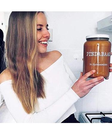 Natural Sugar-Free Peanut Butter | De Pinda Angle | 2x420g | Vegan & Delicious - Best in the Netherlands - Buy Online on GoSupps.com