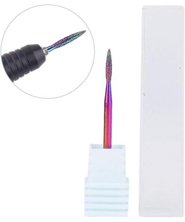 Yctze Nail Art Electroplating Emery Alloy Drill Bits Manicure and Pedicure Nail Polishing Accessory Cuticle Flame Bit Nail Enhancement Tools (V4) - Buy Online on GoSupps.com