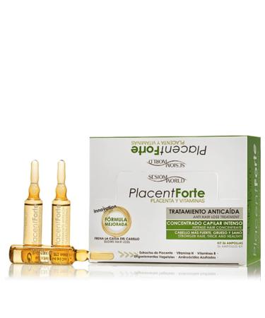 SesioMWorld PlacentForte - 36 Vitamin Ampoules for Hair Loss | Premium Placenta Treatment - International Shipping - Buy Online on GoSupps.com