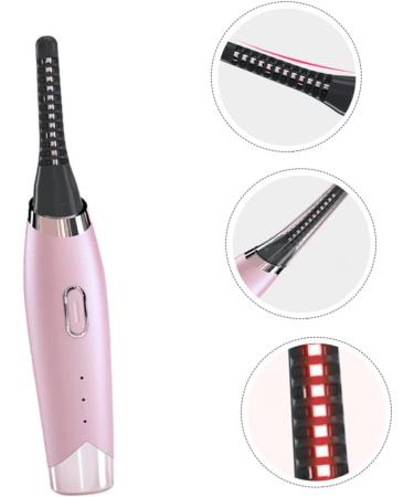 NOLITOY Heated Eyelash Curler - 3 Temperature Gears Mini Eye Lash Curling Tool for Natural Lashes Hot Lash Curler in Pink - Buy Online on GoSupps.com