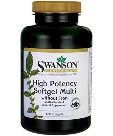 Swanson Iron-Free Multi Without Iron Health Supplement - 120 Softgels - Buy Online on GoSupps.com
