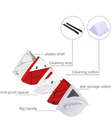 QTYUERGK Magnetic Double Side Glass Cleaner Window Clean Brush Glider Washing Brush Equipment Glass Wiper Cleaning Tool for Double Glazing Cleaners - Buy Online on GoSupps.com