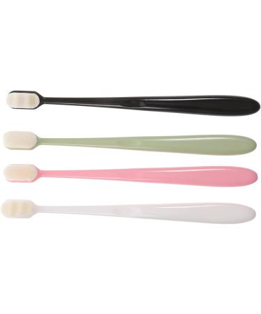Minkissy Portable Toothbrush Set - 8 Soft Bristles for Adults & Kids | Sensitive Cleaning | Premium PP Household Hand Toothbrushes - Buy Online on GoSupps.com