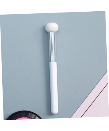MAGICLULU 6 Pcs Makeup Brush Set - Sponge Concealer Eye Shadow Blending Bronzer Lipstick - Travel-Friendly White Wooden Handle Synthetic Brushes - Buy Online on GoSupps.com