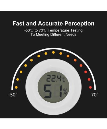 Zerodis Mini Digital LCD Thermometer Hygrometer for Pets | Accurate Temperature & Humidity Measurement for Reptiles Incubators & Grow Houses - International Shipping Available - Buy Online on GoSupps.com