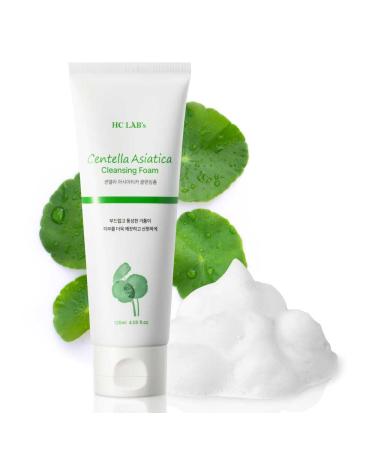 HC LAB'S CICA Centella Asiatica Face Wash Foaming Cream Facial Cleanser Hydrating Korean Cleanser Deep Pore Cleansing Foam Korean Skin Care