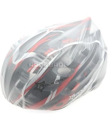 2 Pack White Waterproof Bicycle Helmet Covers | Rain Wind & Sun Protection | Adjustable Size & Reflective Logo for Safety - Buy Online on GoSupps.com
