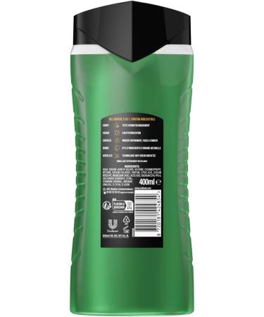 AXE - 5in1 Men's Shower Gel Difficult Tomorrow - 24h Moisturizing - 87% Ingredients of natural origin - citrus fragrance - 40 - Buy Online on GoSupps.com