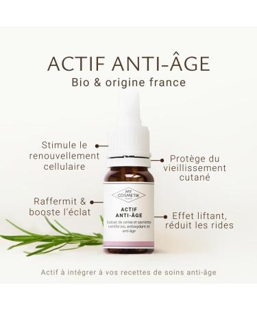 MY COSMETIK - Anti-aging active ingredient - Phyto-complex Certified ORGANIC and French origin - Genuine 100% natural global anti-aging solution - BeautyMix - 10 ml - Buy Online on GoSupps.com