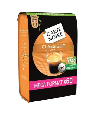 Epicerie sucr e CARTE NOIRE - Classic Coffee Pods No. 5 420G - Pack of 2