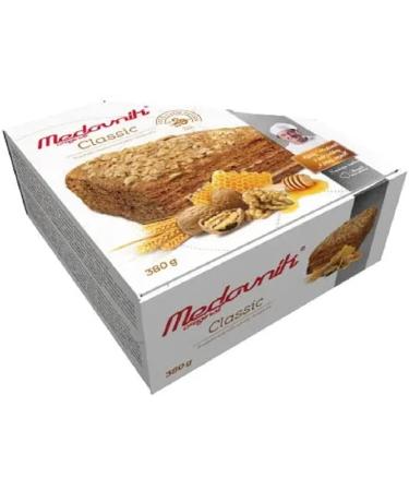 Tooludic Honeycake Medovnik Original Classic 380g honeydew is made 100 by hand according to a traditional old Slavic recipe Consists of five separate honey leaves with two types of cream - Buy Online on GoSupps.com