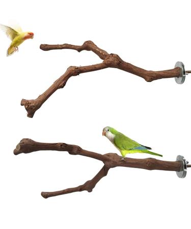 2 pieces of birds nature seat rods set natural wood pencil rods birds for birds wild grapewood Natur Beckbagen bird cage accessories for birds budgie canaries