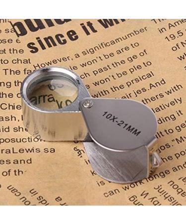 Mini Triplet Jewelery Eye Loupe Magnifiers Glass Jewelry Diamond Magnifying 10X 21mm 20X 21MM 10X 18MM - Buy Online on GoSupps.com