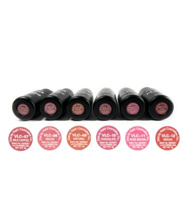 Buy Set of 6 Nabi Ink Velvet Lip Tint - Liquid Lip Stain in Brown Tones | International Shipping Available - Buy Online on GoSupps.com