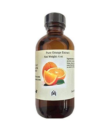 OliveNation Pure Orange Extract for Baking, Sweet Citrus Flavor for Cakes, Cookies, Icing, Filling, Terpeneless, PG Free, Non-GMO, Gluten Free, Kosher, Vegan - 8 ounces