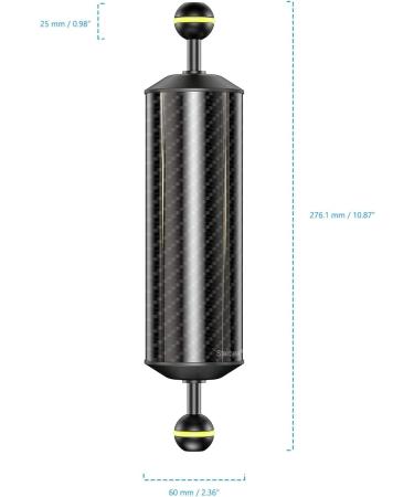 Seafrogs Carbon Fiber Underwater Float Arm - 10'' Buoyancy 410g (GA-7-1) - Buy Online on GoSupps.com