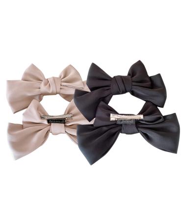 minkissy 8 Pairs Bow Hairpin Christmas Hair Decoration Hair Bows for Women Hair Pin Bowknot Girls Barrette Big Bows Hair Clips Bow Alligator Clips Toddler Bows Fabric Headgear Bow Tie Woman