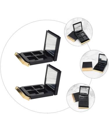 FOMIYES 4 Pcs Eye Shadow Box Traveling Makeup Case Eye Make up Pallet Empty Makeup Case Loose Powder Square 6.15x5.09cmx2pcs As Shownx2pcs - Buy Online on GoSupps.com