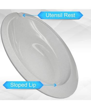 Rehabilitation Advantage Round scoop Dish with Sloped Lip 1 count - Buy Online on GoSupps.com