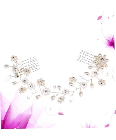 FRCOLOR Set of 2 Bridal Headpieces Hair Accessories Hair Clips Hair Pins Combs Hairdressing Comb Bridal Wedding Hair Comb Hair Combs Side Hair Comb Tiara Bridal Comb Headpiece Hairpin - Buy Online on GoSupps.com