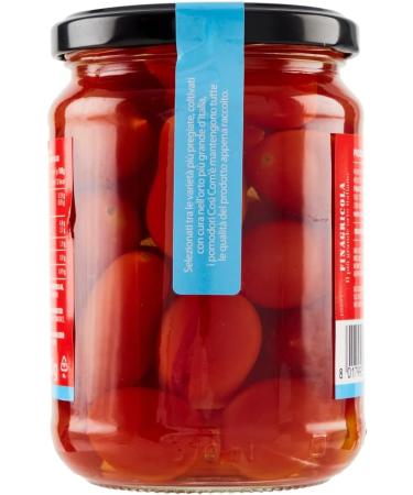 Cos Com' Datterino Rosso Set of 12 Red Tomatoes Datterino in Sea Water Italian Tomatoes 350 g Pot + Gourmet Polpa di Pomodoro Italian Box 400 g - Buy Online on GoSupps.com
