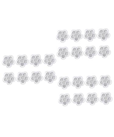 FRCOLOR 24 Pcs Packing Box Clear Plastic Containers Clear Eyeshadow Pallete Refillable Eyeshadow Containers