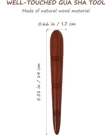 EXCEART Wooden Foot Massager Stick - Acupuncture Massage Tool for Feet Legs Neck & Back (Brown) - 14x1.7x1.7CM | International Shipping Available - Buy Online on GoSupps.com