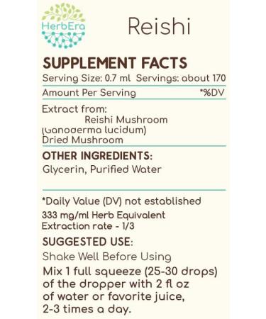 Reishi B120 Alcohol-Free Herbal Extract Tincture Concentrated Liquid Drops Natural Reishi Mushroom (Ganoderma Lucidum) (4 fl oz) 4 Fl Oz (Pack of 1) - Buy Online on GoSupps.com