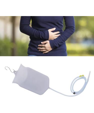 Buy 2L Non-Toxic Silicone Inlet Bag Set - Phthalate-Free Anal Shower with Hose & 4 Nozzles for Intestinal Cleaning | International Shipping Available - Buy Online on GoSupps.com
