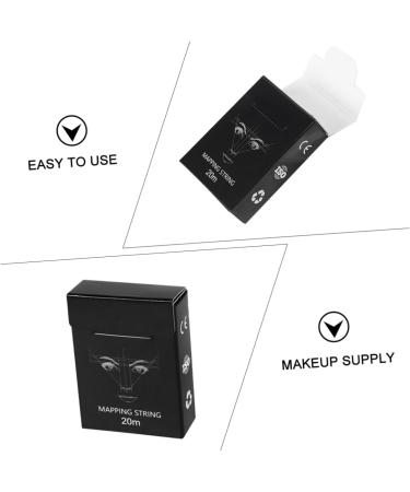 DRESSOOS Brow Mapping Wire Ruler 1box Manual Eyebrow Ink Embroidered Drawing Ruler Makeup Practical Mapping Salon Rulers 1 count (Pack of 1) Black - Buy Online on GoSupps.com