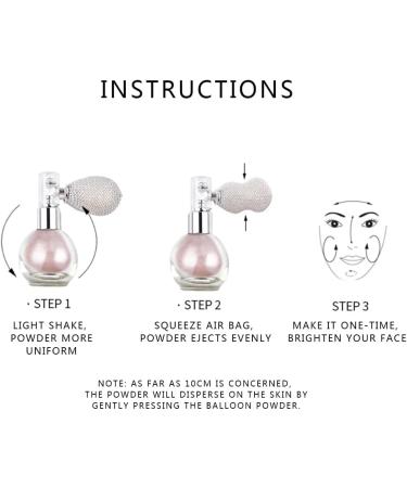 Glitter Spray Highlighter Powder for Women - Nude Pink High Gloss Body & Face Shimmer Sparkle Spray for Hair, Nails & Makeup Party - Buy Online on GoSupps.com