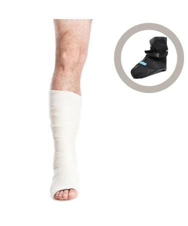 Milist Weatherproof Waterproof Cover for Orthopedic Boots | Medical Air Runner & Plaster Ankle Fracture Boot Cover - Size L - Buy Online on GoSupps.com
